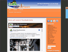 Tablet Screenshot of buerger-blog-blankenheim.de